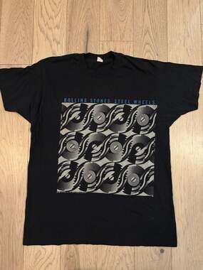 Vintage 1989 Rolling Stones Steel Wheels Canadian Tour T-Shirt